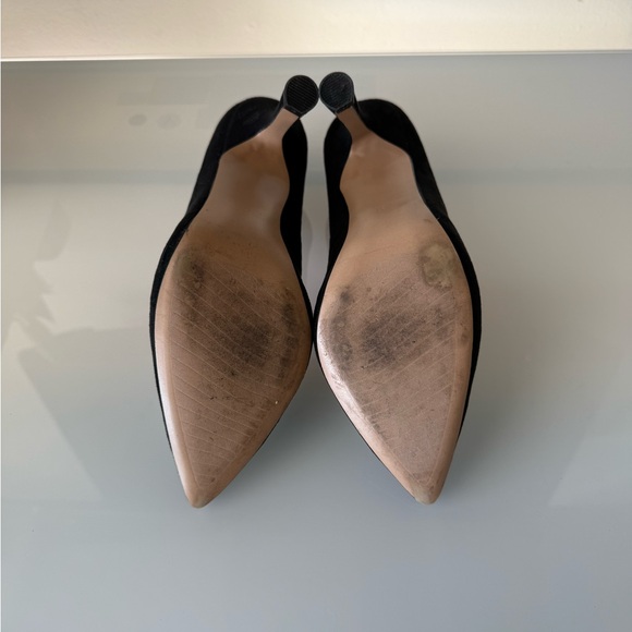 Michael Shannon Black Rhinestone Heels, Sz 9 - Picture 4 of 7